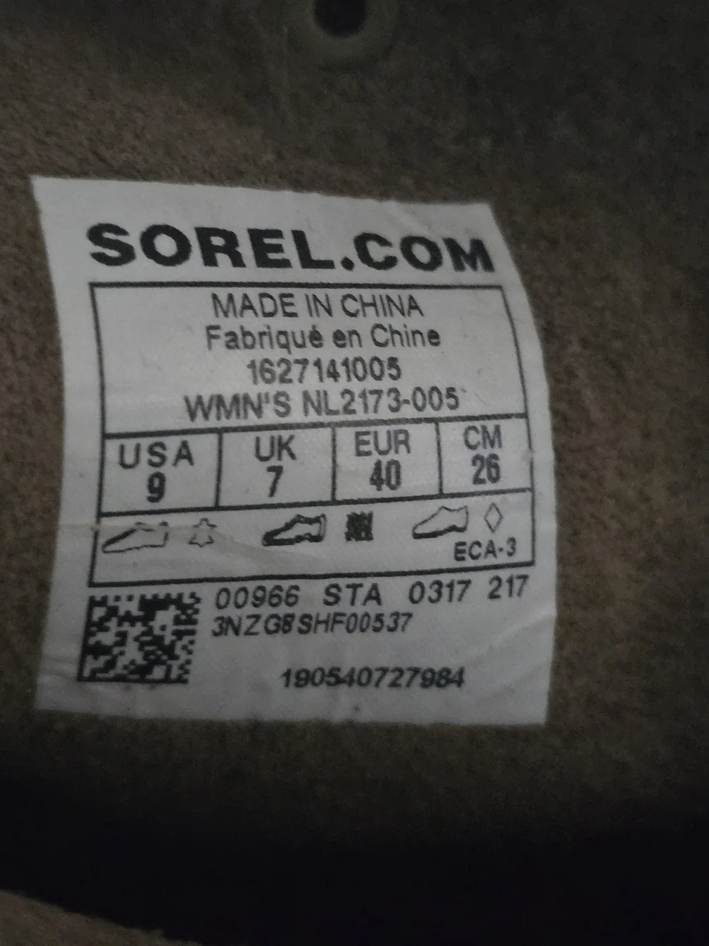 Sorel Joan Of Artic Mid Waterproof Leather Brown LaceUp Wedge Ankle Boots Size 9 - Picture 8 of 8